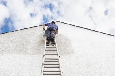 Peinture extérieure aux Pradeaux — façades et ravalement